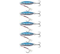10/15 / 20/25 / 30g Far Casting Jigs Sinking Fishing Baits Metal Cast Jigging Spoon Lures with Hook High Reflective Baits Long Wrought Iron Attract