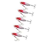 10/15/20/25/30g Far Casting Jigs Sinking Fishing Baits Metal Cast Jigging Spoon Lures with Hook High Reflective Baits High Frequency Swimming Attract