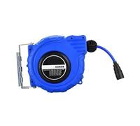 10/15/20M Automotive Air Hose Reel Pneumatic PU Tube Automatic Retractable Telescopic Drum PU10x6.5 8x12 Smart Slow Retract(15M,Clamping Tube 8X12)