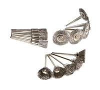 10/15/30pcs Stainless Steel brush Wire wheel Brushes Die Grinder Rotary Tool Electric Tool for the engraver(Mix15)