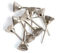 10/15/30pcs Stainless Steel brush Wire wheel Brushes Die Grinder Rotary Tool Electric Tool for the engraver(Cup-type)