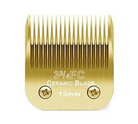 10/15/4FC/5FC/7FC/ Black Detachable Clipper Blade ，Compatible for Wahl，Compatible for km,Compatible for Andis,Compatible for Oster, A5 Clippers(Golden/13mm)