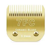 10/15/4FC/5FC/7FC/ Black Detachable Clipper Blade ，Compatible for Wahl，Compatible for km,Compatible for Andis,Compatible for Oster, A5 Clippers(Golden/3.2mm)