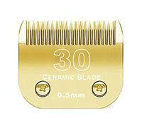 10/15/4FC/5FC/7FC/ Black Detachable Clipper Blade ，Compatible for Wahl，Compatible for km,Compatible for Andis,Compatible for Oster, A5 Clippers(Golden/0.5mm)