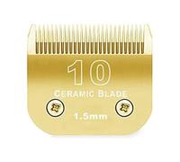 10/15/4FC/5FC/7FC/ Black Detachable Clipper Blade ，Compatible for Wahl，Compatible for km,Compatible for Andis,Compatible for Oster, A5 Clippers(Golden/1.5mm)