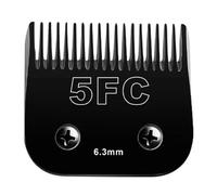 10/15/4FC/5FC/7FC/ Black Detachable Clipper Blade ，Compatible for Wahl，Compatible for km,Compatible for Andis,Compatible for Oster, A5 Clippers(Black/6.3mm)