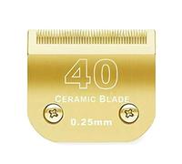 10/15/4FC/5FC/7FC/ Black Detachable Clipper Blade ，Compatible for Wahl，Compatible for km,Compatible for Andis,Compatible for Oster, A5 Clippers(Golden/0.25mm)