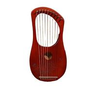 10/16/19 Strings Portable Lap Harp Music Enlightenment Music Teaching, Lyre Harp for Beginners, Mini Harp for Camping Traveling(10-string - curry)