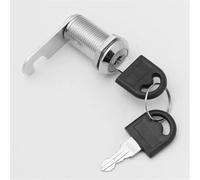 10/16/20/25mm Door Lock Cylinder with 2 Keys Drawer Cam Lock Locksmith Tool Mailbox Home Indoor Security Furniture Hardware 2Pcs(B-30mm)