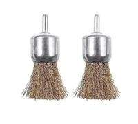 10/16/25mm Copper Plated Steel Wire Wheels Brushes Drill Rotary Tools Engraver Grinder Polishing Metal Removal Brush Set 2/5/10pcs(25mm,2Pcs)