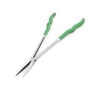 10/16 Inch Long Reach Pliers Long Needle Nose Pliers Straight Designed for Mechanics Technicians Contractors Milled Jaw Needle Nose