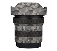 10-18 F 2.8 Camera Lens Sticker for Sigma 10-18mm F2.8 fit for Sony for Fujifilm X Mount Coat Wraps Film Protector Vinyl Decal Skin(Triangle Titanium)