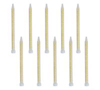 10-18 Mixing Nozzle for AB, 10PCS Static Mixing Tubes with Bayonet Connection and Screw Lock for Epoxy, Polyurethane, Silicone Adhesives(B)