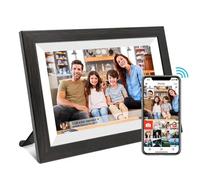 10.1Inwifi Digital Picture Frame, 1280 * 800 Ips Lcd Touch Screen, Electronic Photo Frames With 32Gb Storage,Share Photos And Videos Anywhere (Black)