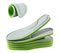 10/1pairs Unisex Soft Memory Foam Orthopedic Insoles Deodorizing Insole Shoes Absorbs Breathable Shoe Accessory(Grey(37-38),4pcs(2pairs))