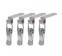 10/1PCS Duck-Mouth Buckle Hook Metal Spring Hasp Latch Catch Clamps Wooden Box Closure Loaded Draw Clasp Toggle Cabinet Hasps Hardware Accessories(A-4PCS)
