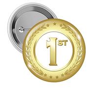 10 1st First Place Childrens Pupils Motivational School Praise Teachers Gold Reward Badges Primary Teaching Services