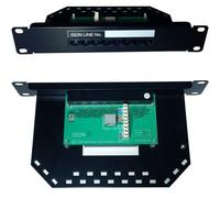 10" 1U Mini 8 Port Way Voice Isdn High Density Patch Panel Over Cat5 Cat6 At