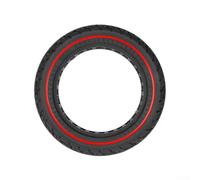 10×2.125 Off-road Solid Tires, Solid Tyre Electric Scooter Puncture Proof Rubber Solid Tyre For Xiaomi 4 Lite (2nd Gen)(Red)