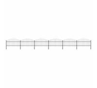 (10.2 m/ 100-125 cm) vidaXL Garden Fence Spear Outdoor Panel Barrier Border Privacy Multi Sizes