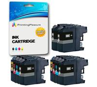 10 (2 SETS + 2 BLACK) Printer Ink Cartridges compatible with DCP-J4110DW MFC-J4410DW MFC-J4510DW MFC-J470DW MFC-J6520DW MFC-J650DW MFC-J6920DW MFC-J870DW DCP-J152W | LC123XL LC-127XL LC-125XL