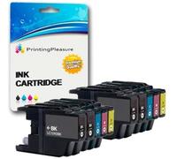 10 (2 SETS + 2 BLACK) Printer Ink Cartridges compatible with DCP-J525W DCP-J725DW DCP-J925DW MFC-J430W MFC-J5910DW MFC-J625DW MFC-J6510DW MFC-J6710DW MFC-J6910DW MFC-J825DW | LC1240 LC1220