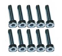 10/20/100 Pack T27 for TORX 5MM 25MM Bolt Screw IS-M5x25 for 9022 341 1050, Replacement Screws
