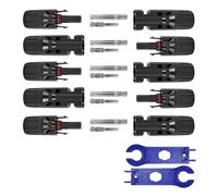 10/20/100pcs Connector IP67 Waterproof Panel Cable Connectors 1000V 30A Male/Plug 2pcs(10pcs(5pairs))