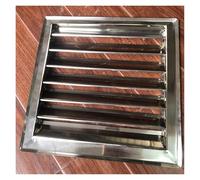 10 20 30 40 in 304 Stainless Steel Ventilated Access Door with Louvered, Wall Celling Drywall Access Panel for Exterior Interior, Shed Attic Air Grille(28x22in/71x56cm)