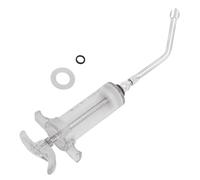 10/20/30/50/100ml Poultry Automatic Syringe With Needle Birds Feeding Vaccine Injection Veterinary Equipments Veterinary Metal Feeding Gun(30ml)