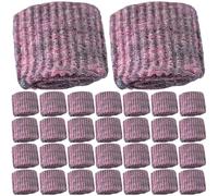 10/20/30/50pc Steel Wool Soap Scrubber - Soap Filled Scourer Pads | Stain and Grease Cutting Household Cleaning Sponges | Steel Wool Scrubber Sponge | Pre-Soaped Pads for Cleaning Dishes, Pots, Pans