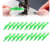 10/20/30 PCS Fish Mouth Sewing Machine Needle Threader, Automatic Needle Threader, Easy Selfthread Needle Threaders Tool, Quick Sewing Machine Loop Sewing Machine Needle Threader Tool (20 PCS)