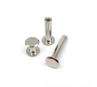 10/20/30pcs M5x4-50mm Leather Bag Belt Strap Photo Scrapbook Album Account Book Post Binding Chicago Screw Nail Rivet Bolt(Silver,20pcs 5x20mm)