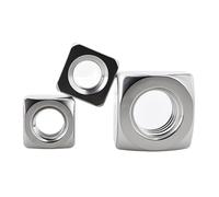10/20/30pcs THIN Nut M3 M4 M5 M6 M8 M10 M12 A2 STAINLESS STEEL SQUARE NUTS(10pcs,M12)