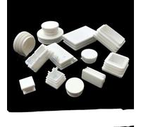 10/20/30piece PE Plastic Square Pipe Plugs 20x20 25x25 30x30 38x38 40x40 50x50 60x60mm Hole End Caps Seal Plugs Chair Foot Pads-40x40mm 10piece