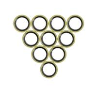 10 20 40 Pieces M10 Brake Banjo Bolt Washers Rubber Sealing Washers Kit Fits Most M10 Banjo Bolt Brake Systems(10 PCS)