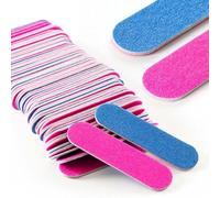 10/20/50/100/200 pcs Mini Nail Files - Double Sided Emery Boards for Manicure and Pedicure - 180/240 Grit