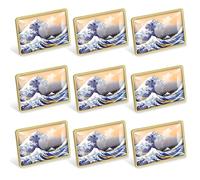 10/20/50/100 Pack The Great Wave off Kanagawa Enamel Lapel Pins Badge World Famous Oil Paintings Series Brooch Sea Artwork Gifts for Women Men souvenir, 2x3cm, Metal, no gemstone