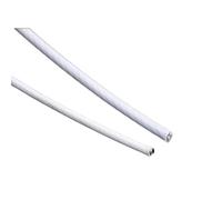10/20/50/100Meter Steel PVC Coated Flexible Wire Rope Soft Cable White Stainless Steel Clothesline Diameter 1/1.5/2/3/4mm(20M,1.5mm After Coating)