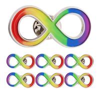 10/20/50/100Pack Autism Infinity Symbol Lapel Pins Bulk Autistic Autism/Asperger’s Spectrum Disorder ASD Support Love Cause Awareness Pins Badge Souvenir