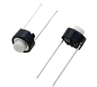 10/20/50/100PCS 10Tact Switch 6 * 6 * 5 Wh ite Black Touch Switchs 6 * 6 * 5mm DIP Tactile Push Button Switches(100PCS)