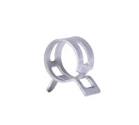10/20/50/100pcs 65MN Manganese Steel Dacromet Coating Spring Hose Clamp Inner Dia 5mm-22mm Strength Elastic Buckle Water Pipe Hoop(22mm 20Pcs)