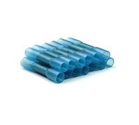 10/20/50/100pcs Electrical Heat Shrink Butt Crimp Terminals Solder Seal Wire Connectors Terminal Automotive Insulated Waterproof(Blu,50pcs)