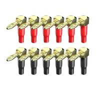 10/20/50/100pcs L Shape 4mm Banana Connector Right Angle 90 Degree Banana Male Plugs Audio Speaker Wire Cable Connectors(1PCS)