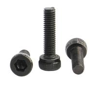 10/20/50/100PCS M1.4 .6 M2 .5 M3 M4 12.9 Grade Carbon Steel Allen Screw Din912 Hexagon Socket Cap Head Bolts(5mm,M2 x 100PCS)