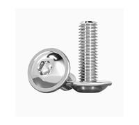 10/20/50/100PCS M2 M2.5 M3 M4 304 Stainless Steel Round Head With Washer, Hexagonal Screw, Bolt, Pan Head Half Round Head(50pcs M3X20)