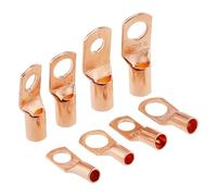 10/20/50/100pcsCopper Lug Ring Wire Connectors Bare Cable Electric Crimp Terminal SC6-6 SC6-8 SC10-6 SC10-8 SC16-6 SC25-6 SC25-8(SC16-6,10)