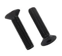 10/20/50pcs DIN7991 M1.6 M2 .5 M3 M4 M5 M6 M8 2-50mm 10.9 Grade Carbon Steel CSK Countersunk Flat Hex Hexagon Socket Allen Head Screw Bolt(18mm,M5 10pcs)
