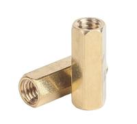10/20/50pcs Hex Female To Female M2 M2.5 M3 M4 M5 Brass Standoff Spacer Hexagonal Stud Spacer Hollow Pillars(22mm,M2.5XL(50PCS))