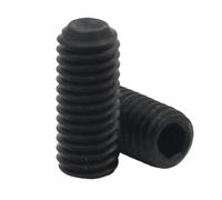 10/20/50pcs M4 M5 M6 M8 Grade12.9 Carbon Steel Hexagon Socket Grub Set Screw Bolt(10mm,M8 (10pcs))